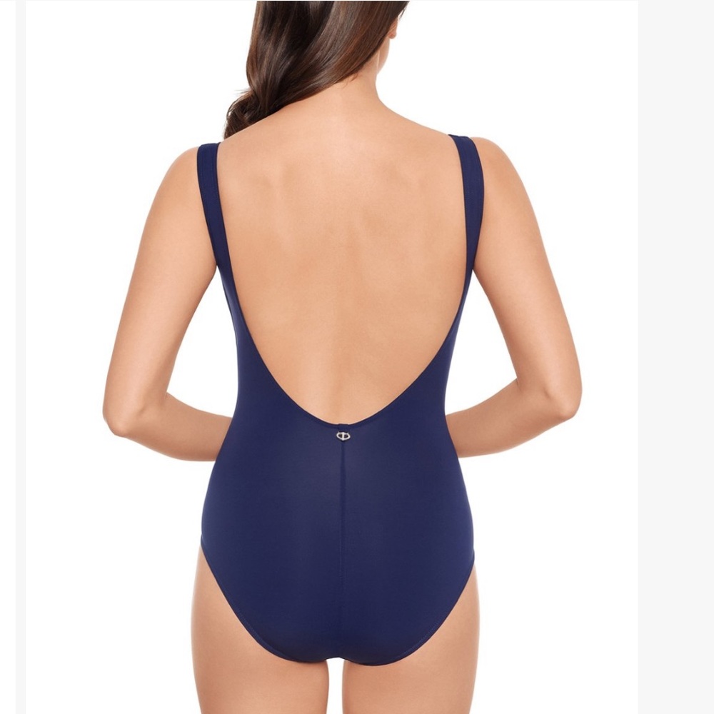Marine Blue U-Back One-Piece size 6